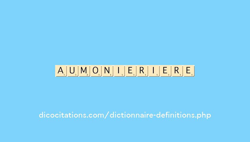 aumonier--iere