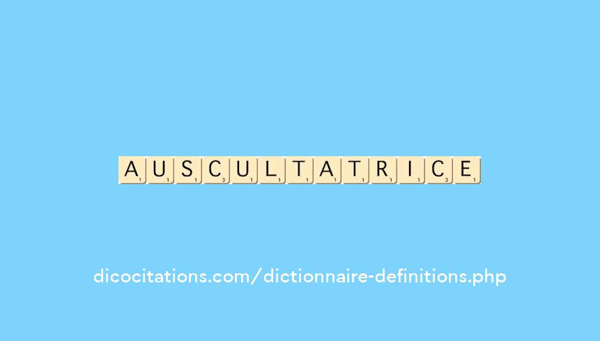 auscultatrice
