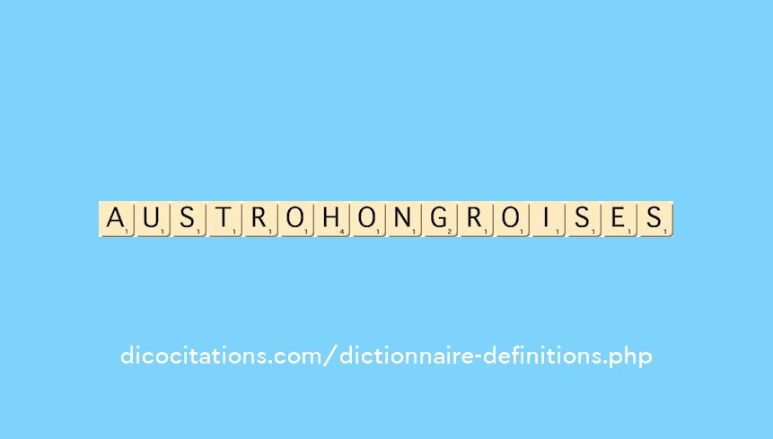 austro-hongroises austro-hongroises