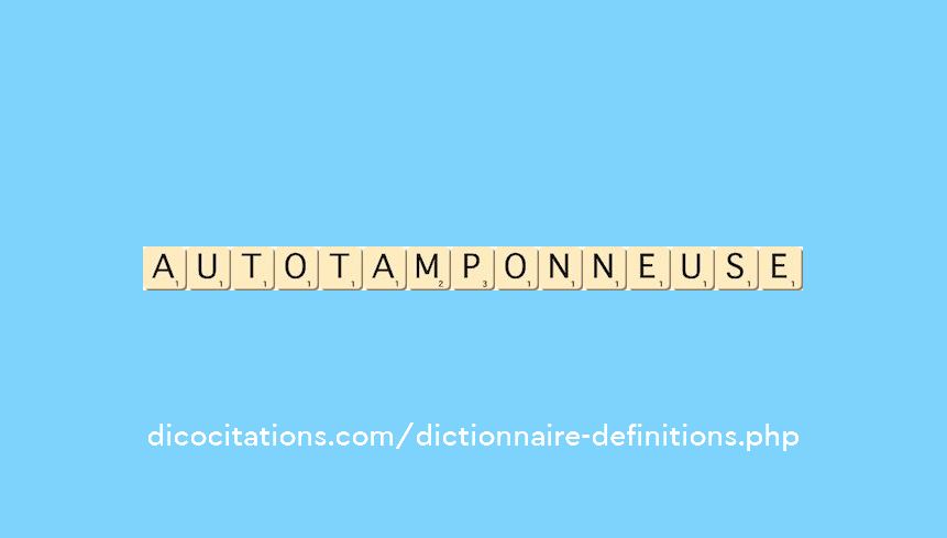auto-tamponneuse auto-tamponneuse