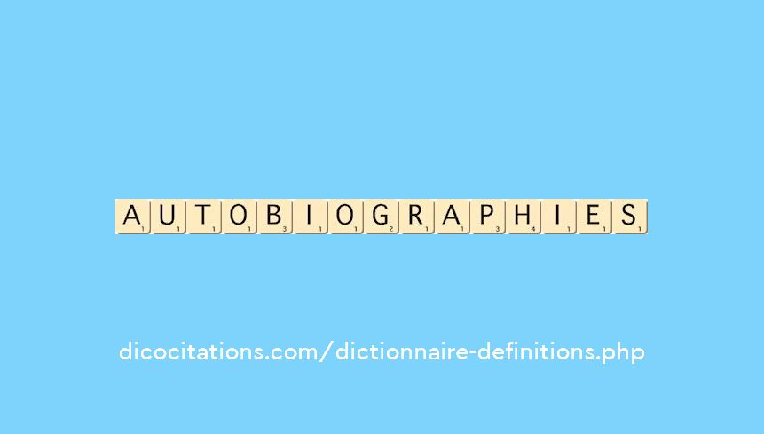 autobiographies autobiographies