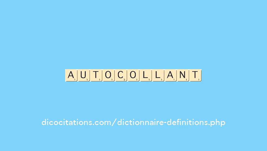 autocollant