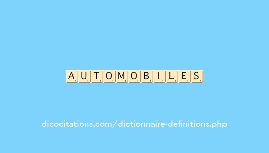 automobiles