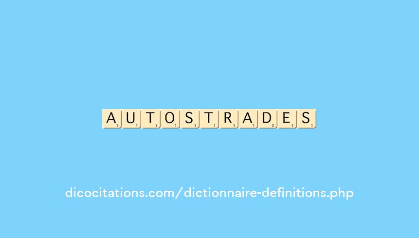 autostrades autostrades