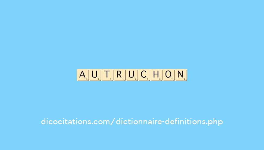 autruchon