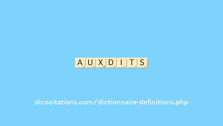 auxdits