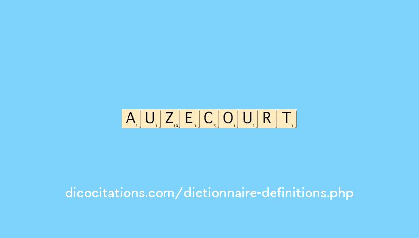 auzecourt