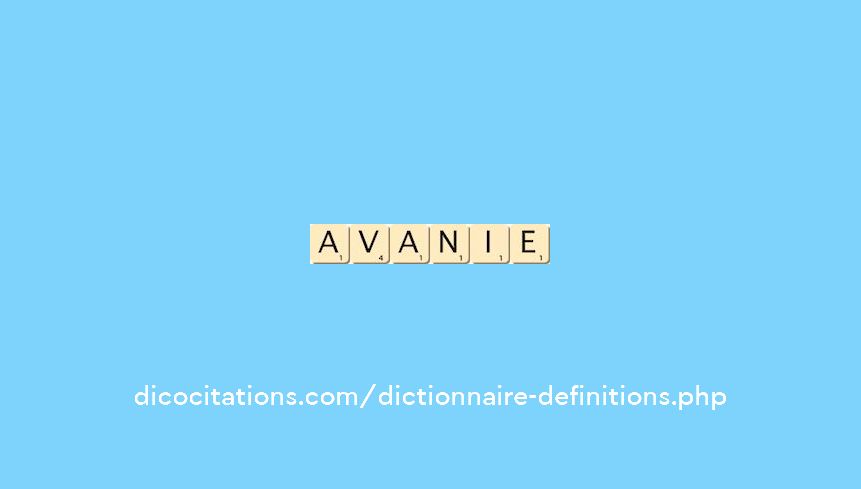 avanie
