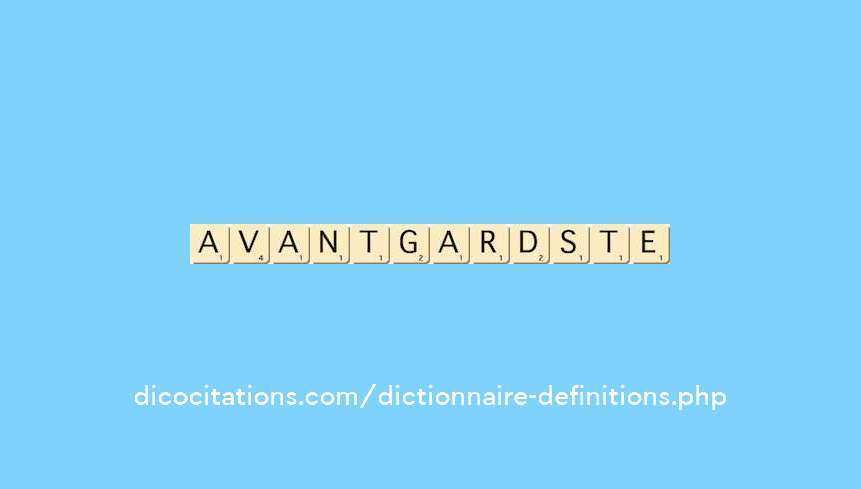 avant-gardiste avant-gardiste