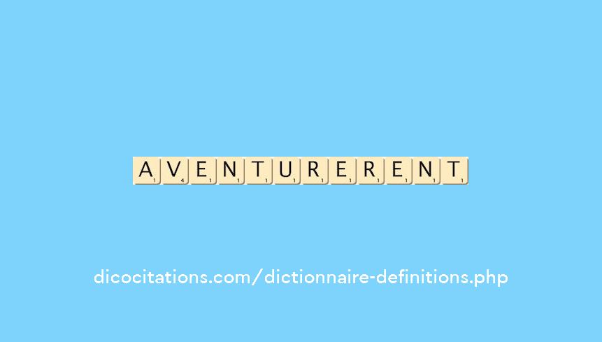 aventurerent aventurerent