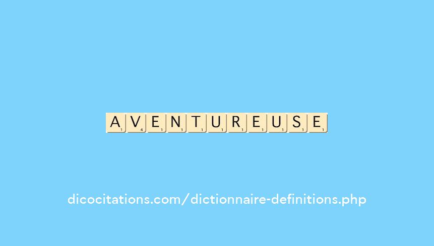 aventureuse aventureuse