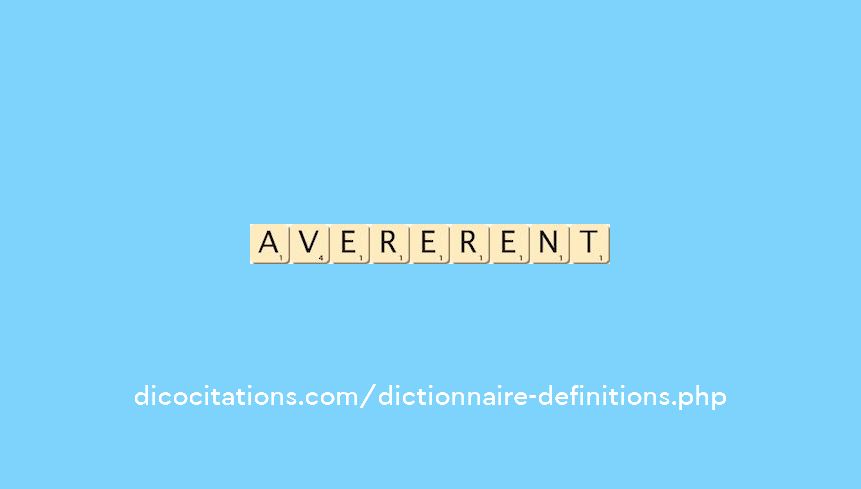 avererent avererent