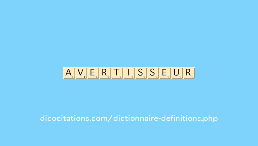 avertisseur