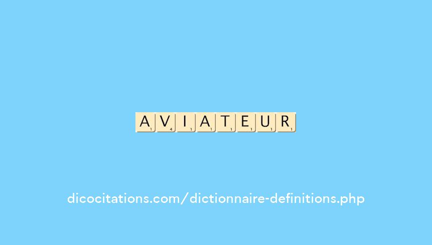 aviateur aviateur