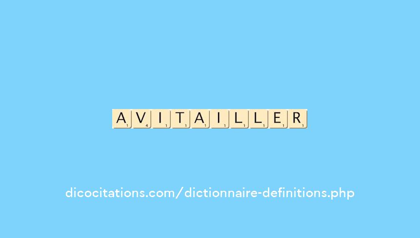 avitailler avitailler