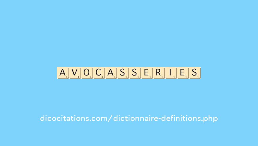 avocasseries avocasseries
