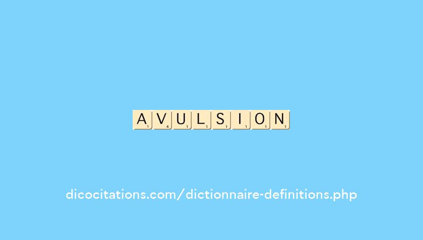 avulsion avulsion