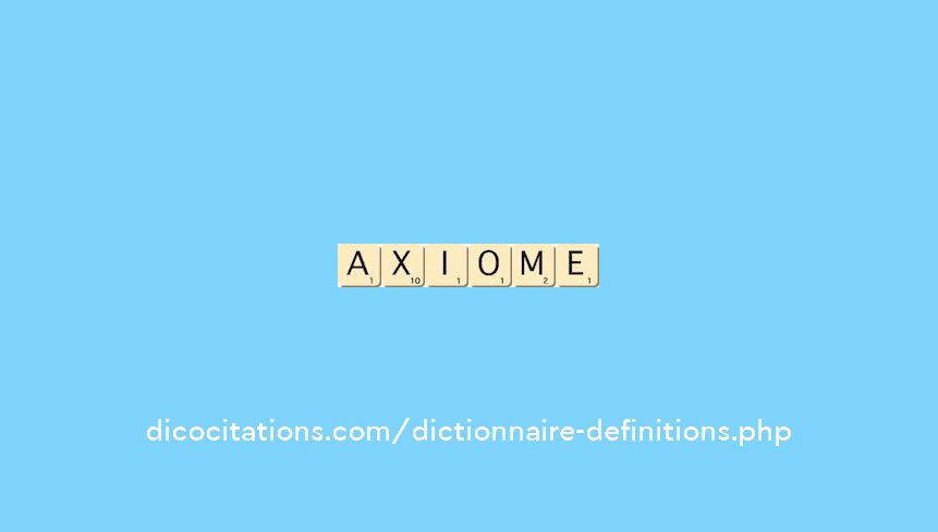 axiome axiome