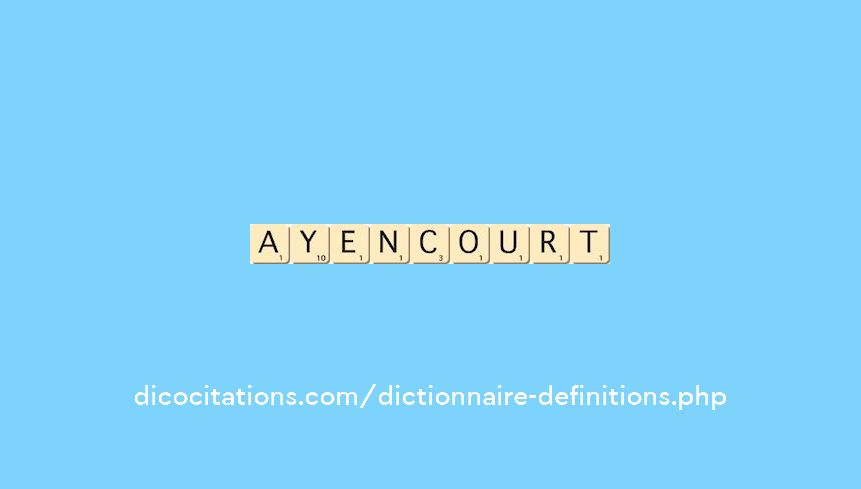 ayencourt ayencourt