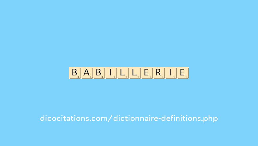 babillerie