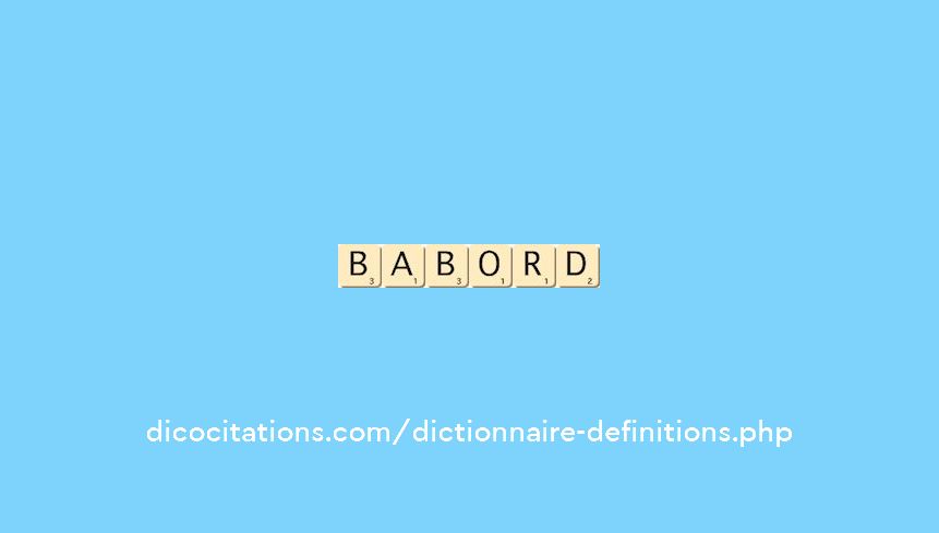 babord