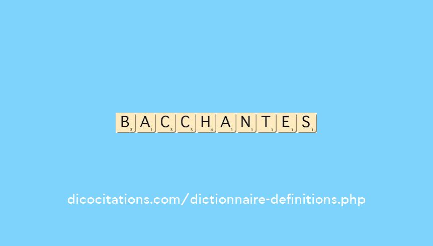 bacchantes