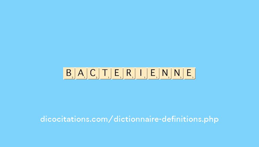 bacterienne bacterienne