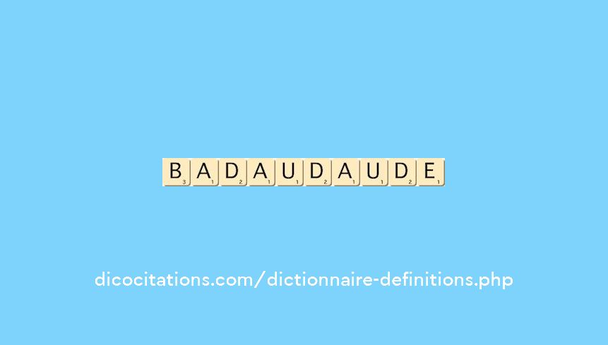 badaud--aude