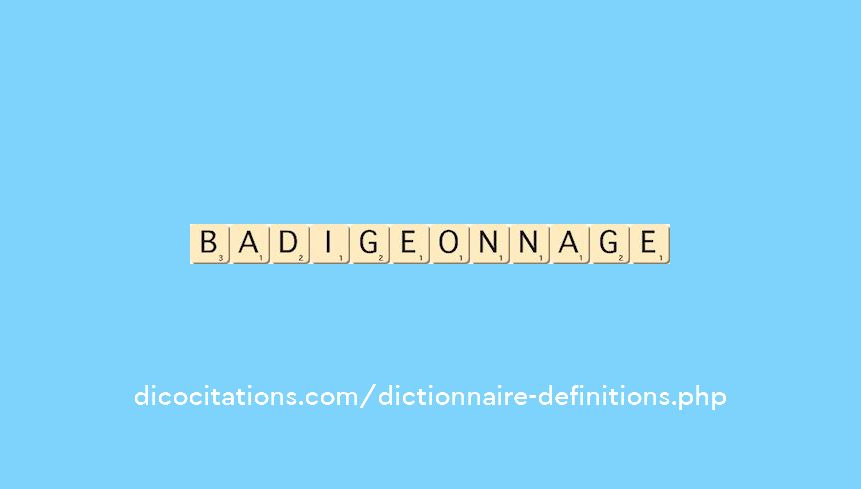 badigeonnage badigeonnage