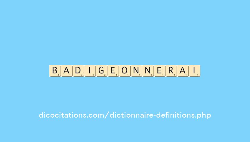 badigeonnerai badigeonnerai
