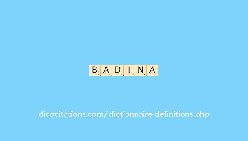 badina badina
