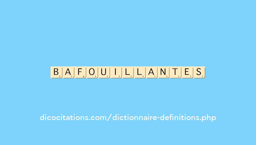 bafouillantes bafouillantes