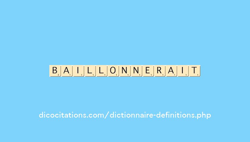 baillonnerait baillonnerait