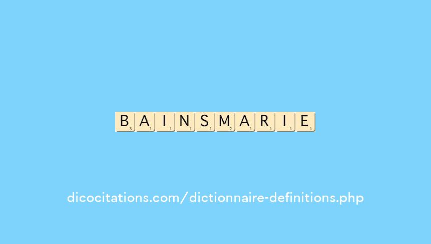 bains-marie bains-marie
