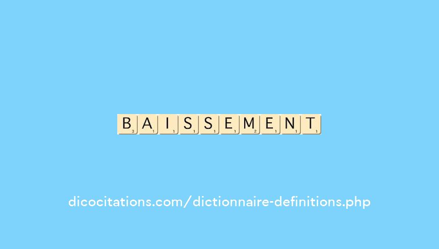 baissement