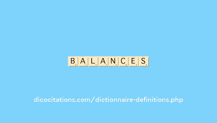 balances balances
