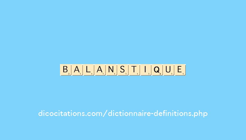 balanstique