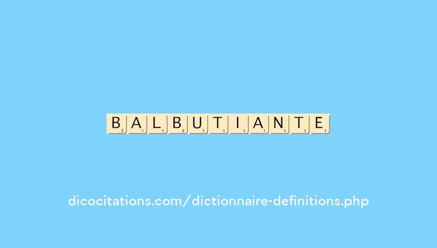 balbutiante balbutiante