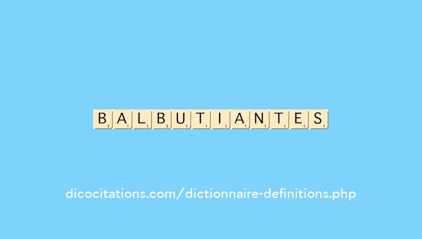 balbutiantes balbutiantes