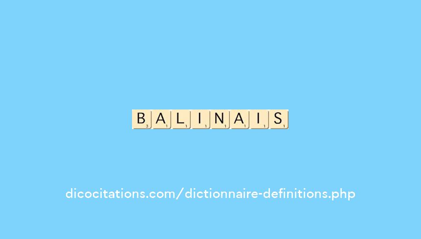 balinais balinais