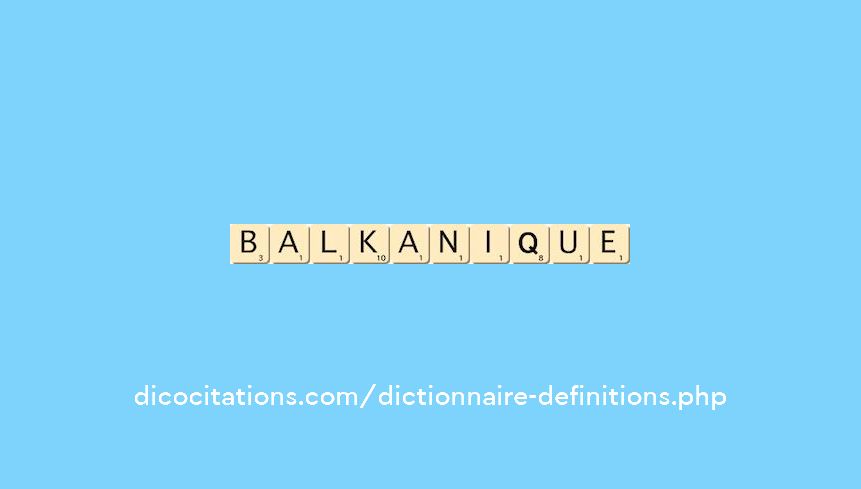 balkanique balkanique