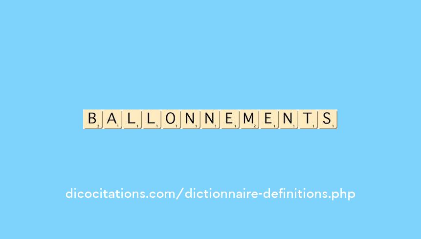 ballonnements ballonnements