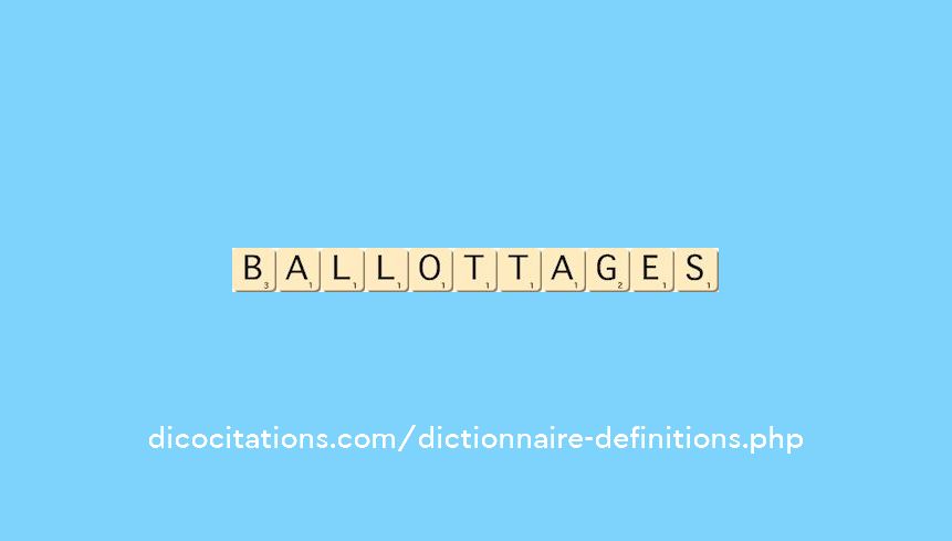 ballottages ballottages