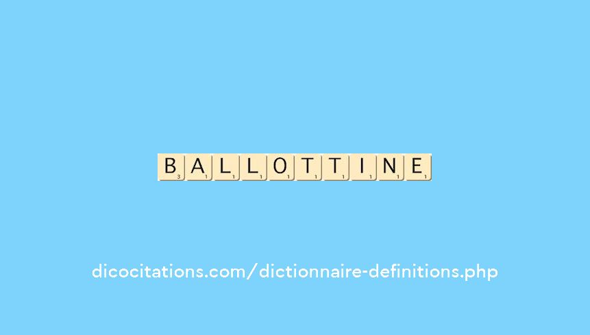 ballottine ballottine