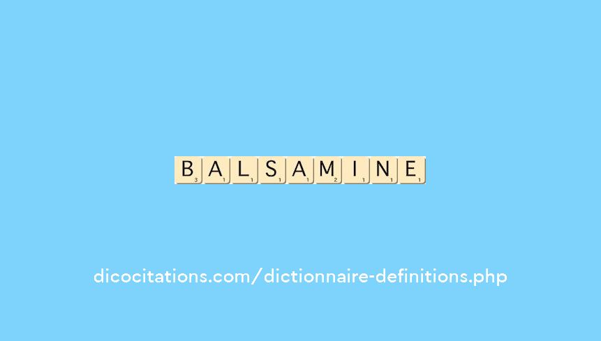 balsamine
