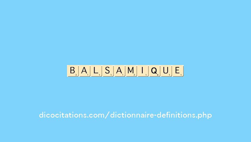 balsamique