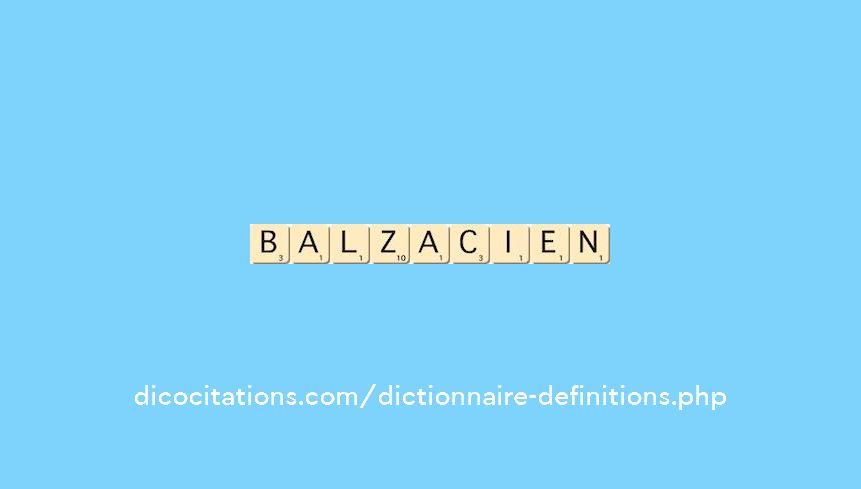 balzacien balzacien