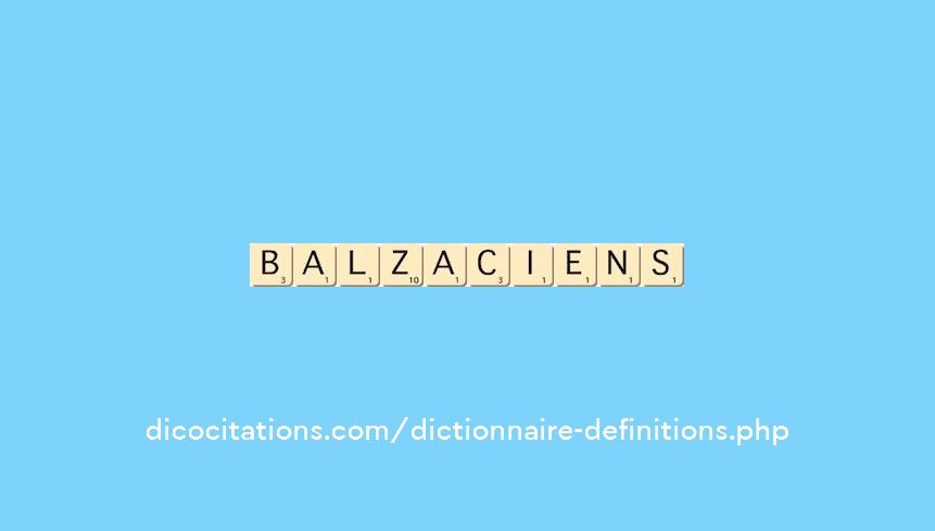 balzaciens balzaciens