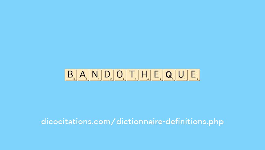 bandotheque bandotheque