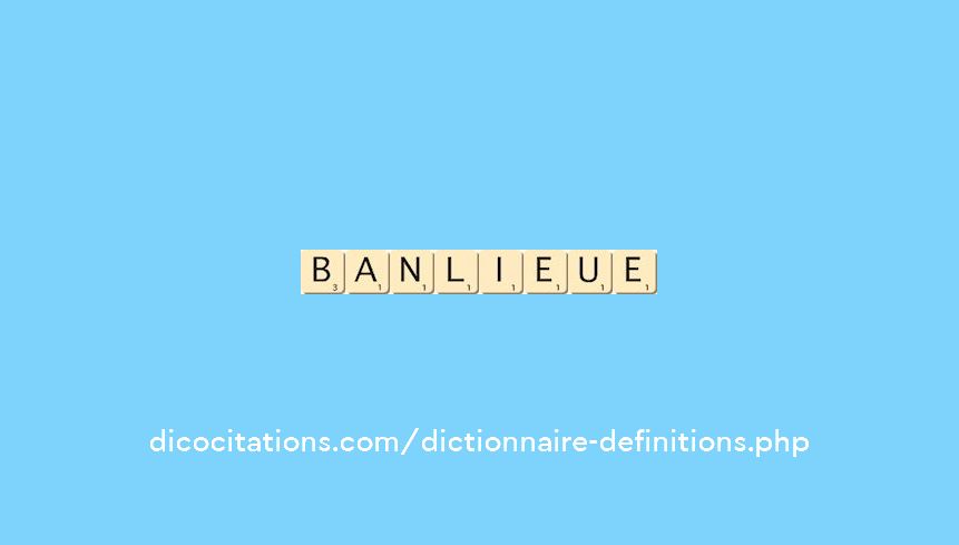 banlieue
